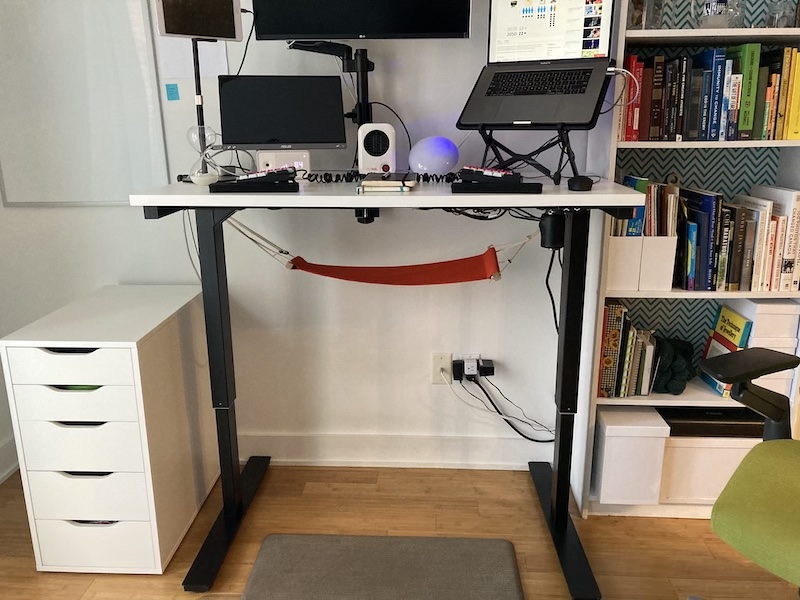 Kira's desk after -- so nice